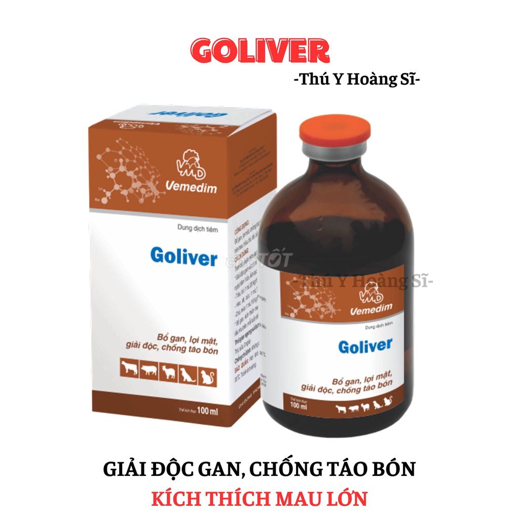 Goliver dùng trong thú y