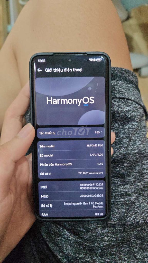Huawei P60 256GB Đen 97%. Mua bán Điện thoại tại Quận Bình Tân Tp Hồ Chí Minh được đăng bởi Phước Toàn hình 1