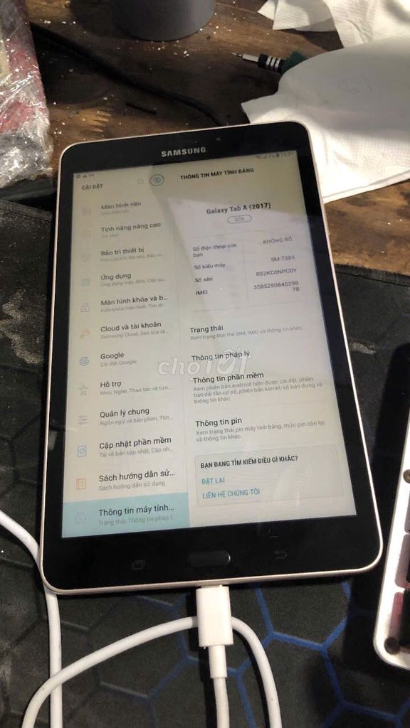 Samsung Galaxy Tab A (2017) 2GB/32GB. Mua bán Máy tính bảng tại Quận 12 Tp Hồ Chí Minh được đăng bởi Thuận Ally VIệt Nam hình 1