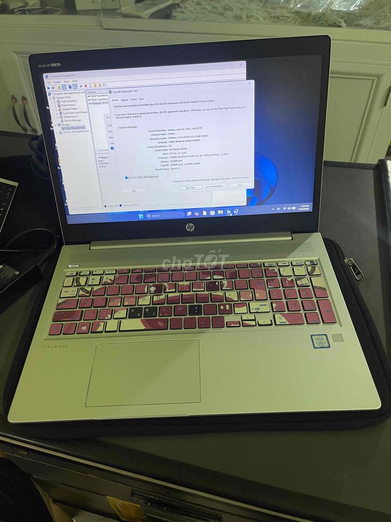 HP Probook 450 G6 i3 Gen 8 15.5 inch 8GB/128GB Bạc. Mua bán Laptop tại Huyện Ninh Hải Ninh Thuận được đăng bởi phúc phạm hình 1