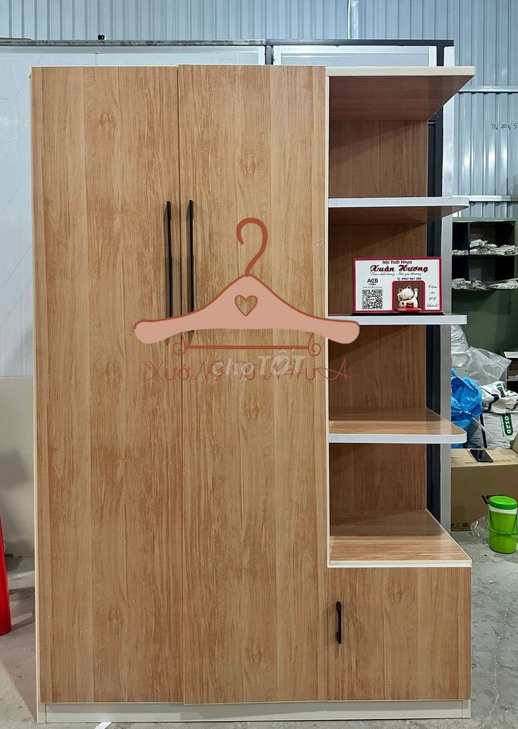 Tủ quần áo Nhựa Đài Loan 1m8x1m23x45cm. Mua bán Tủ, kệ gia đình tại Huyện Cần Đước Long An được đăng bởi Cửa Hàng Nội Thất hình 1