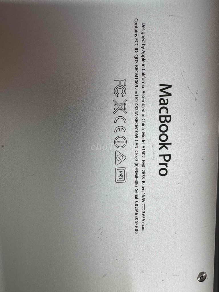 Macbook pro A1502