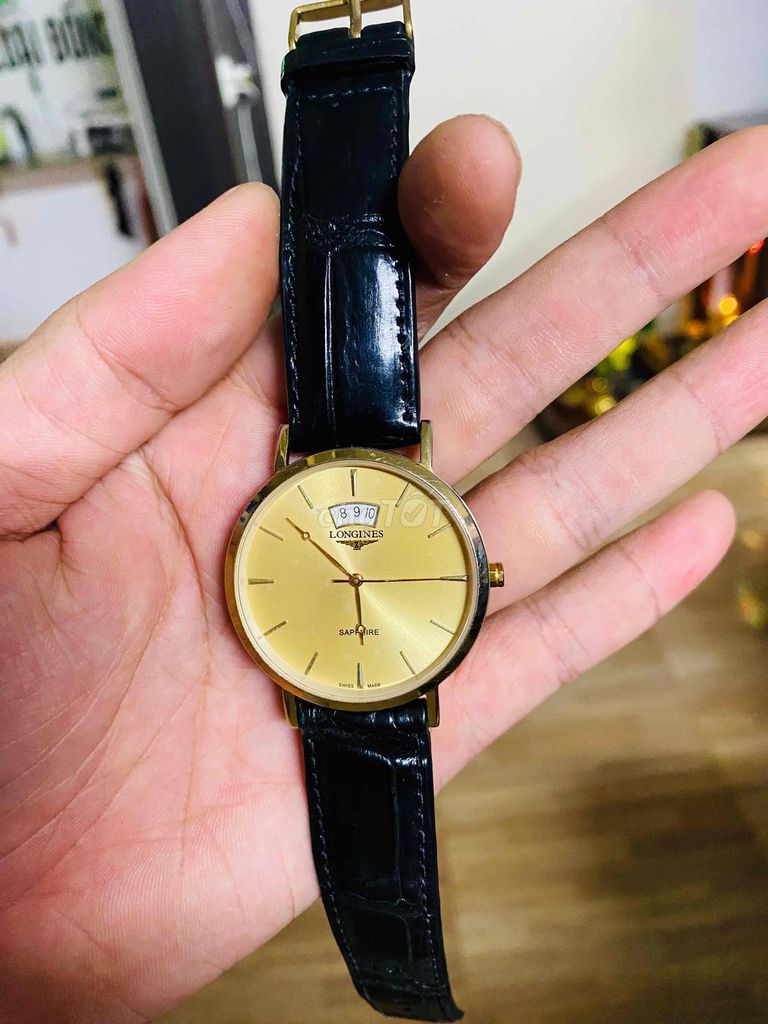 Đồng hồ Longines Nam dây da Vàng. Mua bán Đồng hồ tại Huyện Krông Pắc Đắk Lắk được đăng bởi anh cò hình 1