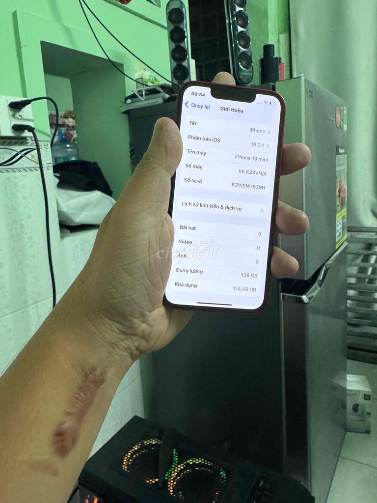 IPHONE 13 MINI MÁY 98 MÀU ĐỎ