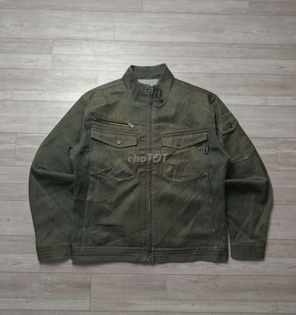 Áo khoác nam Grancisco Denim Xám đã sử dụng. Mua bán Quần áo tại Thành phố Thuận An Bình Dương được đăng bởi Trạm săn si hình 1
