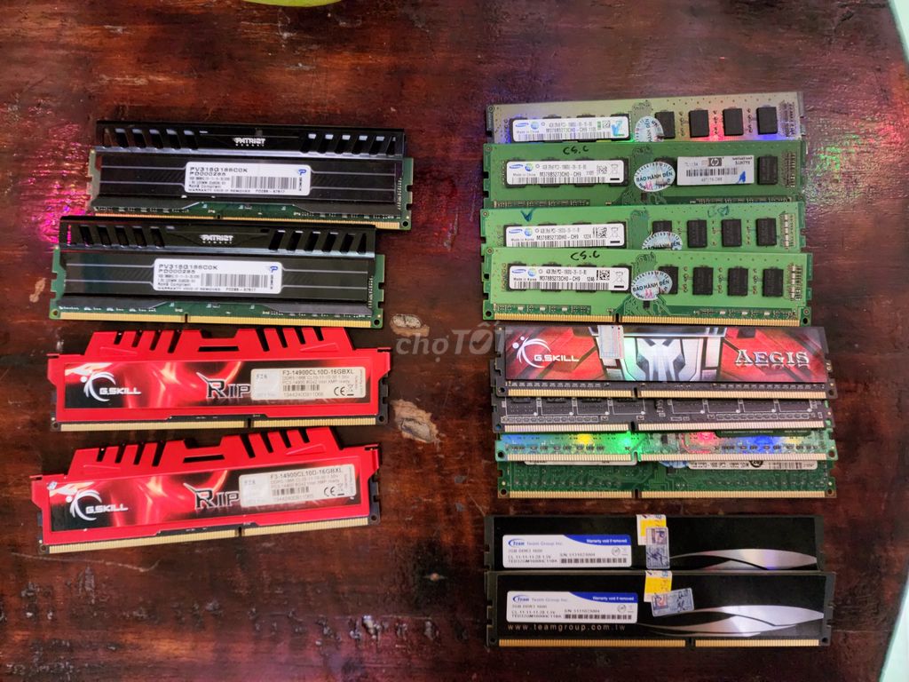 RAM PC UDIMM DDR3 8GB đủ loại combo. Mua bán Linh kiện (RAM, Card...) tại Huyện Châu Thành An Giang được đăng bởi Trung Trang Hardwares hình 1