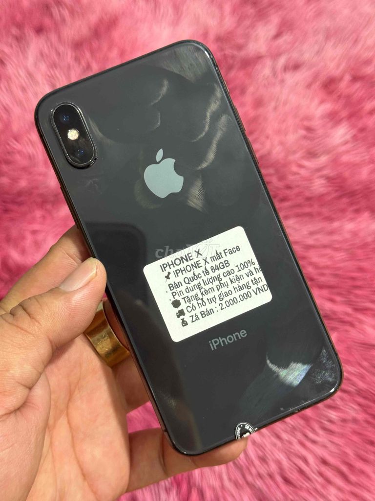 iPhone X 64GB pin dung lượng cao. Mua bán Điện thoại tại Huyện Trảng Bom Đồng Nai được đăng bởi Hồ Trung Hiếu hình 1