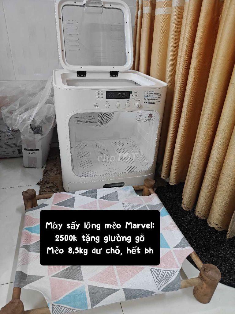 Máy sấy lông thú cưng Marvel Trắng. Mua bán Phụ kiện, Thức ăn, Dịch vụ tại Quận Bình Thuỷ Cần Thơ được đăng bởi Ella Lương hình 1
