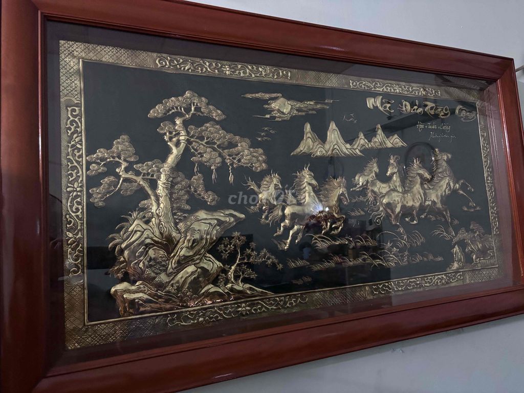 Thanh lý tranh đồng Mã Đáo Thành Công – 60x120cm