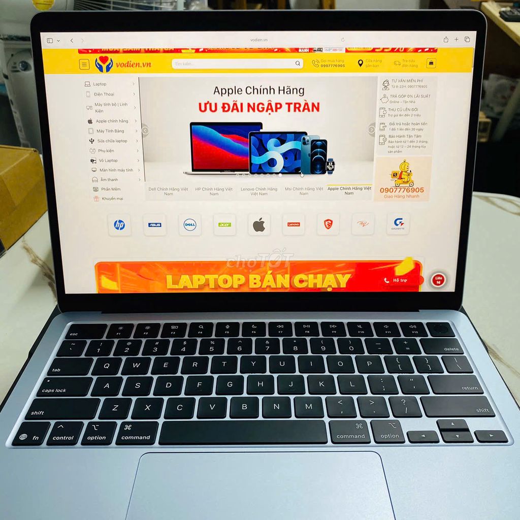 Apple MacBook Air M4 13 inch 16GB/256GB Mới. Mua bán Laptop tại Quận Ninh Kiều Cần Thơ được đăng bởi Võ Diện hình 1