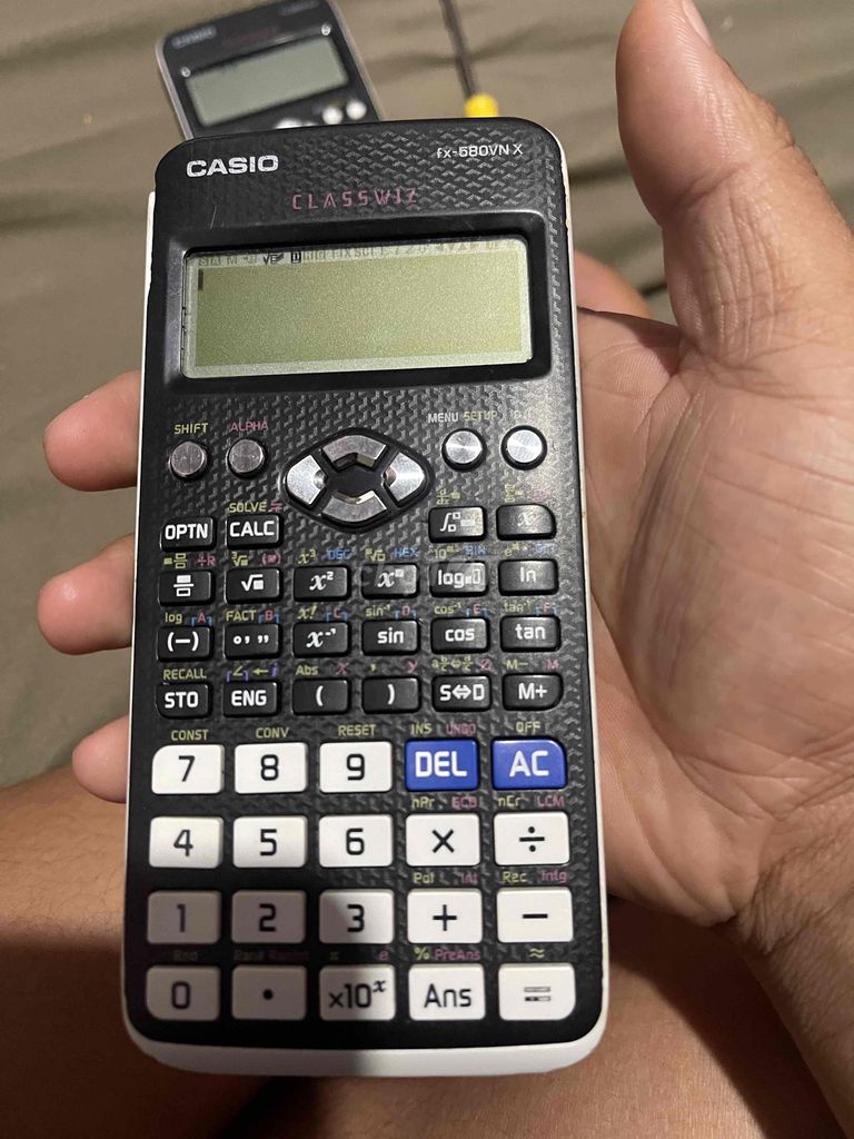 Máy tính Casio 580VN Plus Đen trắng. Mua bán Đồ dùng văn phòng tại Huyện Cái Bè Tiền Giang được đăng bởi Tên chưa cung cấp hình 1