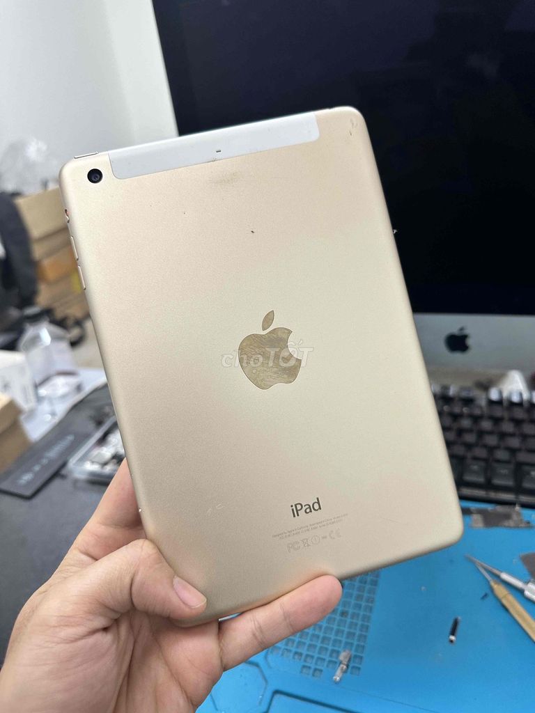 Apple iPad mini 3 16GB Vàng. Mua bán Máy tính bảng tại Quận Đống Đa Hà Nội được đăng bởi TicoSmartphone hình 1