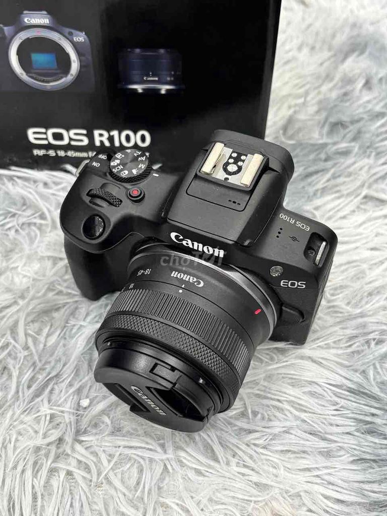 Máy ảnh Canon EOS R100 Đen 99% Chuâ kích. Mua bán Máy ảnh, Máy quay tại Quận 5 Tp Hồ Chí Minh được đăng bởi Phan Thế Phong  hình 1
