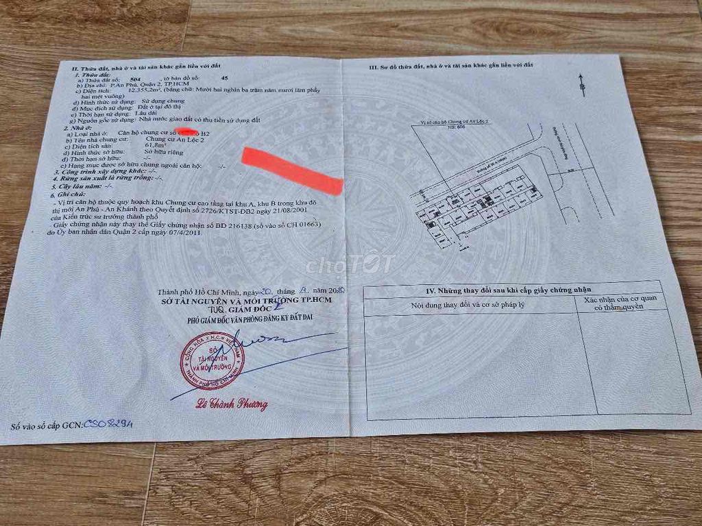 Chính chủ cần bán gấp chung cư An Lộc 2 đủ nội thất