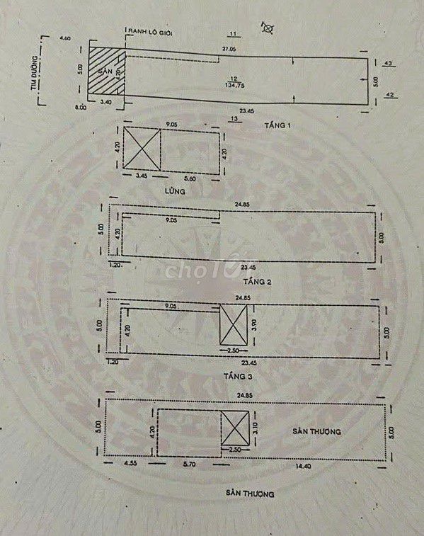 TÒA CHDV GIÁ RẺ, MT KHU BÀU CÁT, 5MX27M, 5 TẦNG, THU NHẬP THUÊ 70TR