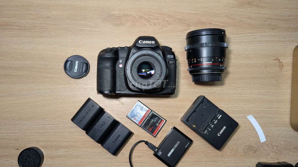 Máy ảnh Canon 5D Mark II và lens. Mua bán Máy ảnh, Máy quay tại Huyện Gia Lâm Hà Nội được đăng bởi Mạnh  hình 1