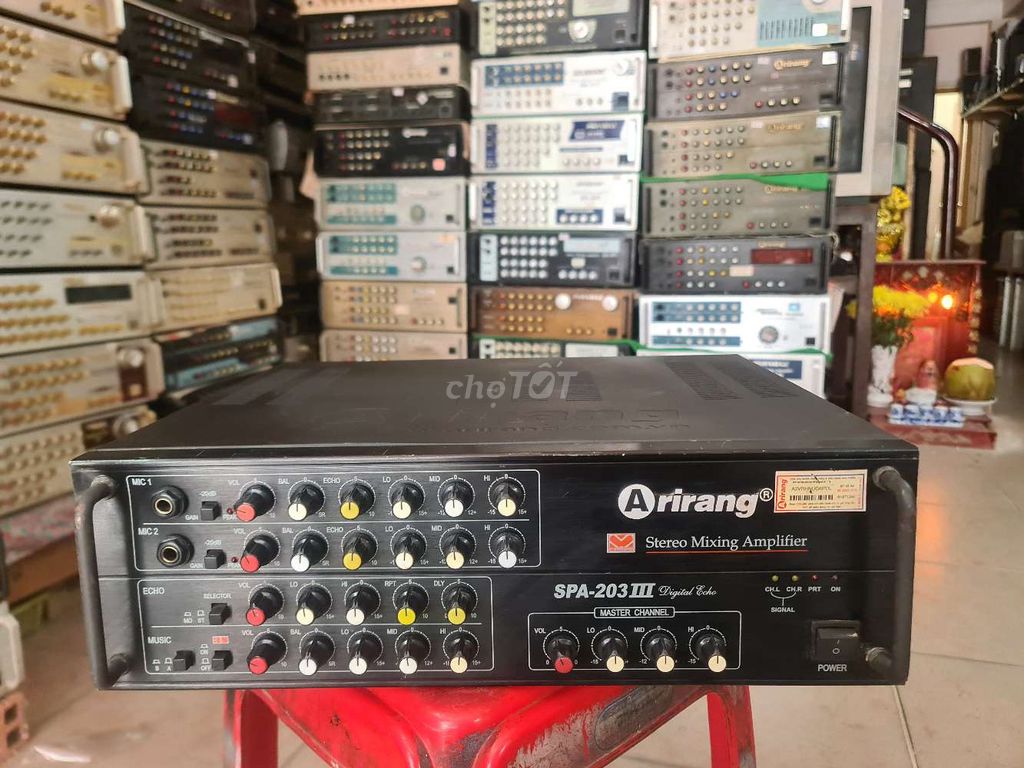 Ampli Arirang Spa 203 iii ( 8 mosfet/ đen/ xanh. Mua bán Tivi, Âm thanh tại Quận 3 Tp Hồ Chí Minh được đăng bởi Xuanthuy hình 1
