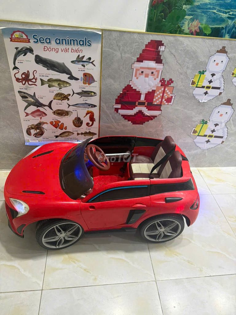 Xe ô tô điện trẻ em Đỏ. Mua bán Mẹ và bé tại Quận 12 Tp Hồ Chí Minh được đăng bởi phạm văn huynh hình 1