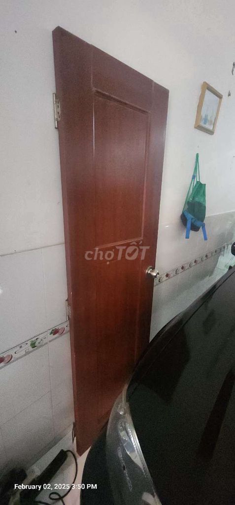 cánh cửa nhựa lõi thép nhà vệ sinh 600x2200