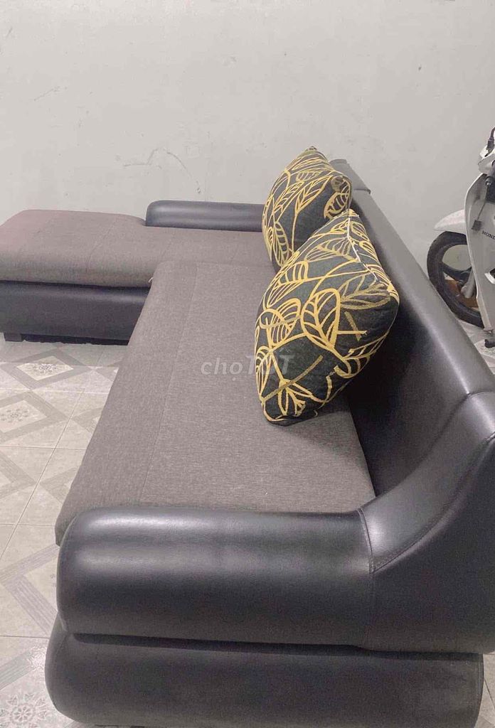 Ghế sofa Vải, Da Xám, Đen đã sử dụng. Mua bán Bàn ghế tại Thành phố Dĩ An Bình Dương được đăng bởi vinnhung hình 1
