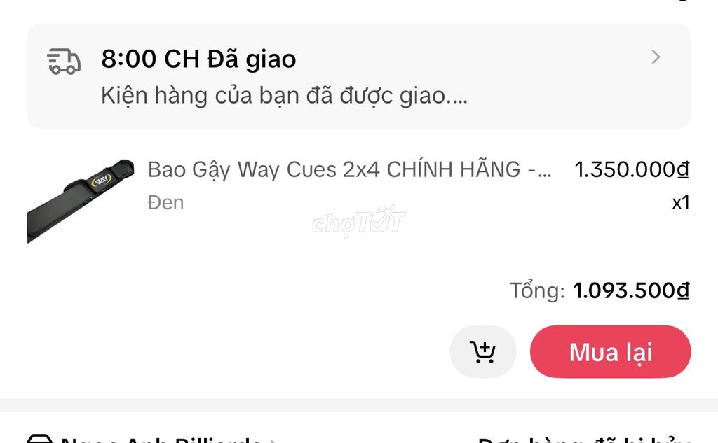Gậy bida Way LT Series Xám Gỗ Mới 99%. Mua bán Đồ thể thao, Dã ngoại tại Thành phố Nha Trang Khánh Hòa được đăng bởi Lê Quốc Duy hình 1