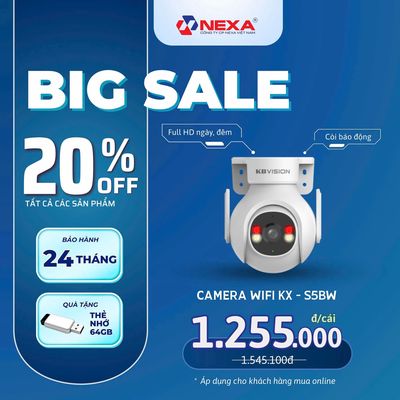 Camera Wifi KBVISION - S5BW. Mua bán Máy ảnh, Máy quay tại Quận Tân Bình Tp Hồ Chí Minh được đăng bởi John Nguyễn