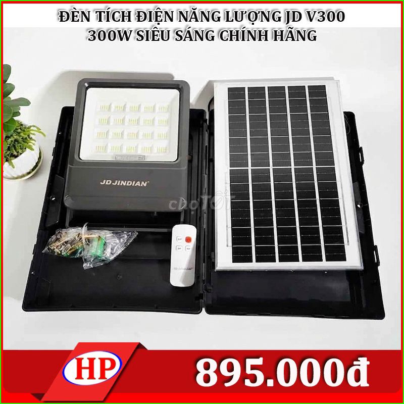 Đèn tích điện JD Jindian V300 Năng lượng mặt trời. Mua bán Đèn tại Quận Ninh Kiều Cần Thơ được đăng bởi PHƯỚC HIỆP hình 1