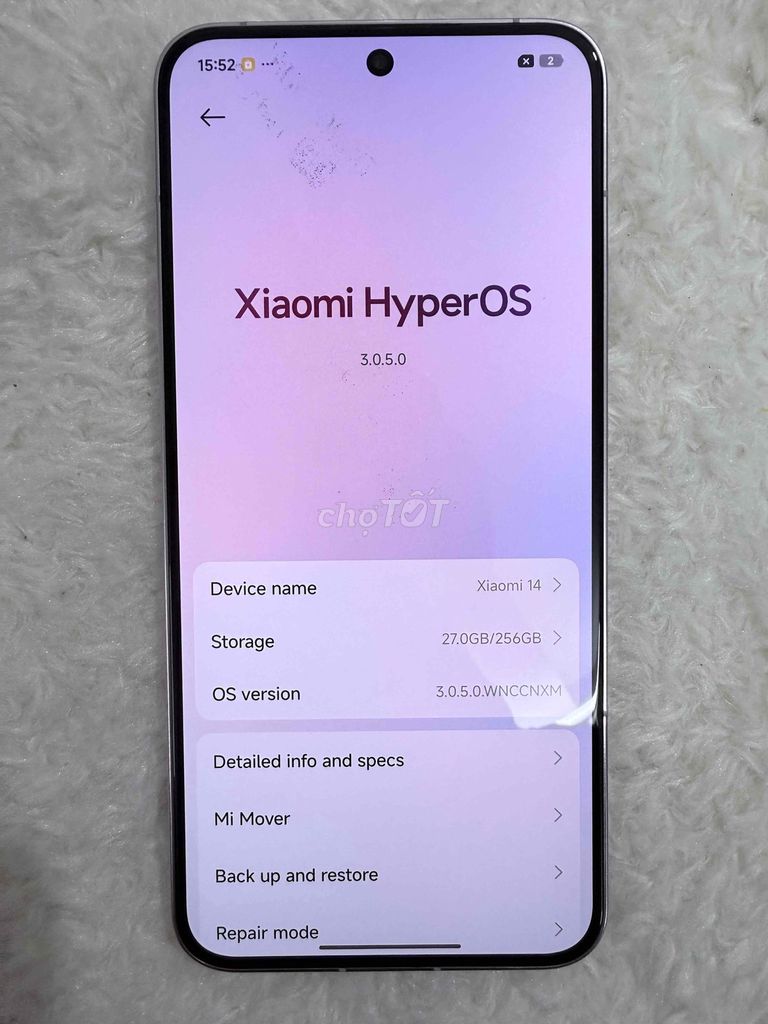 Xiaomi 14 Hồng 256GB. Mua bán Điện thoại tại Quận Phú Nhuận Tp Hồ Chí Minh được đăng bởi  Kim ngọc hình 1
