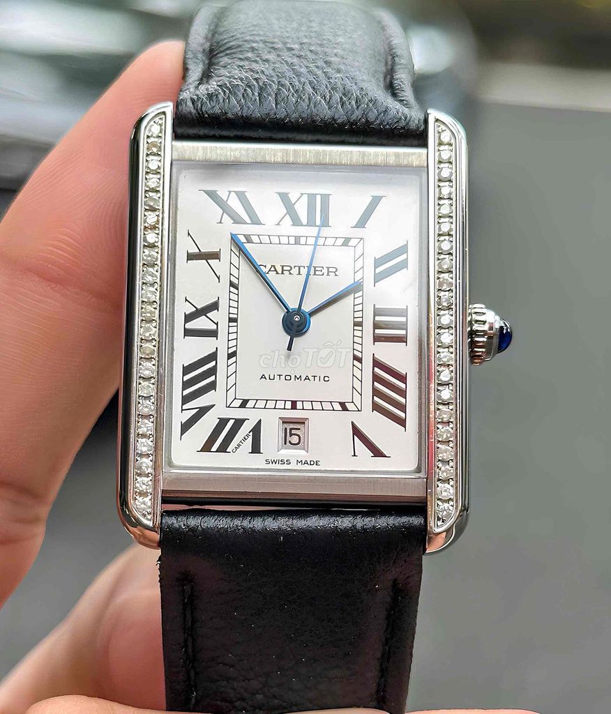 Cartier Tank Solo XL W5200027. Mua bán Đồng hồ tại Quận Hoàng Mai Hà Nội được đăng bởi Anh Tuấn hình 1
