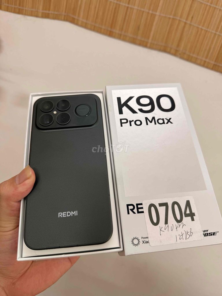 Redmi K90 Pro Max 12GB 256GB Đen. Mua bán Điện thoại tại Quận Đống Đa Hà Nội được đăng bởi CHUNG Mobile hình 1