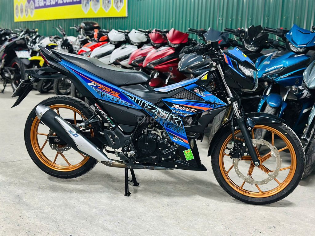 XE MÁYTHANH TÙNG_RAIDER 150 XANH VÀNH CAM MỚI TINH. Mua bán Xe máy tại Quận Nam Từ Liêm Hà Nội được đăng bởi THANH TÙNG hình 2