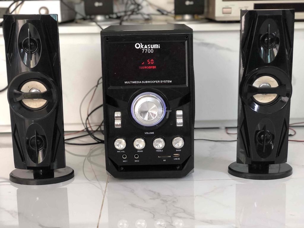 Bộ loa vi tính OKASUMI 7700. Mua bán Tivi, Âm thanh tại Huyện Đông Hưng Thái Bình được đăng bởi Huy Nguyễn hình 1