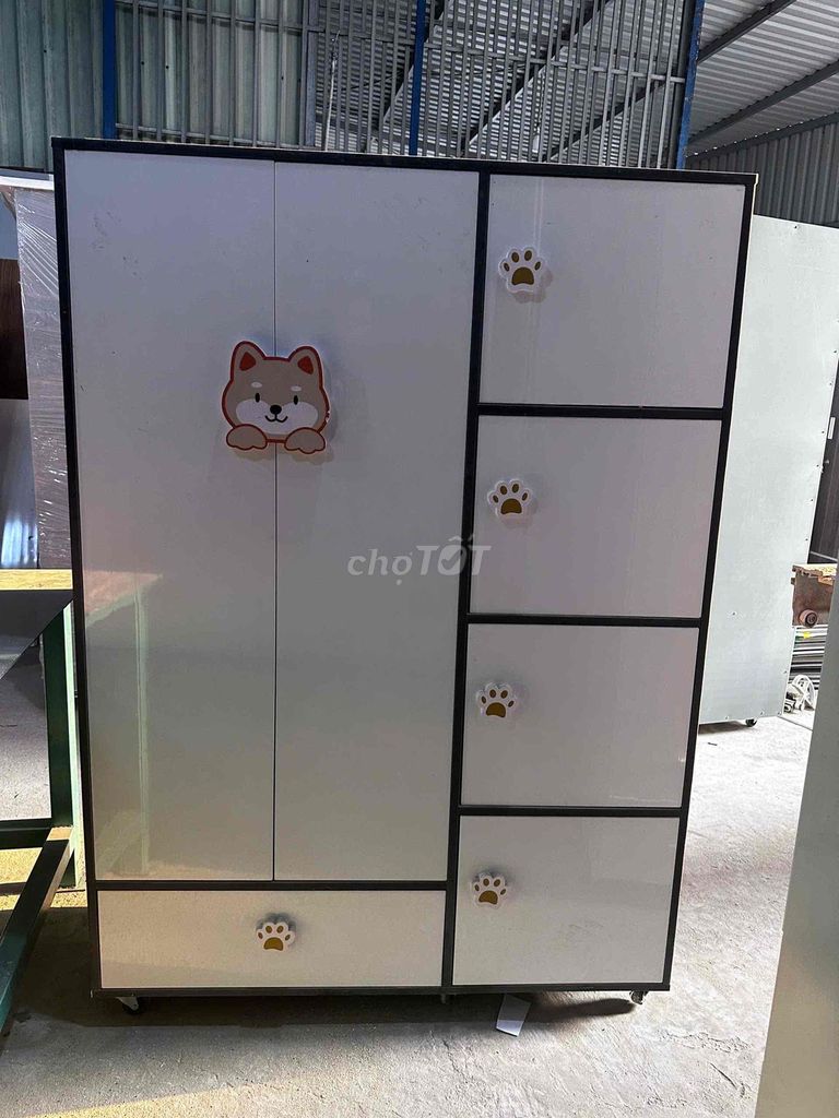 Tủ quần áo Gỗ Trắng 1m5 x 1m1 x 40cm. Mua bán Tủ, kệ gia đình tại Quận 12 Tp Hồ Chí Minh được đăng bởi Nội Thất Giá Xưởng  hình 1
