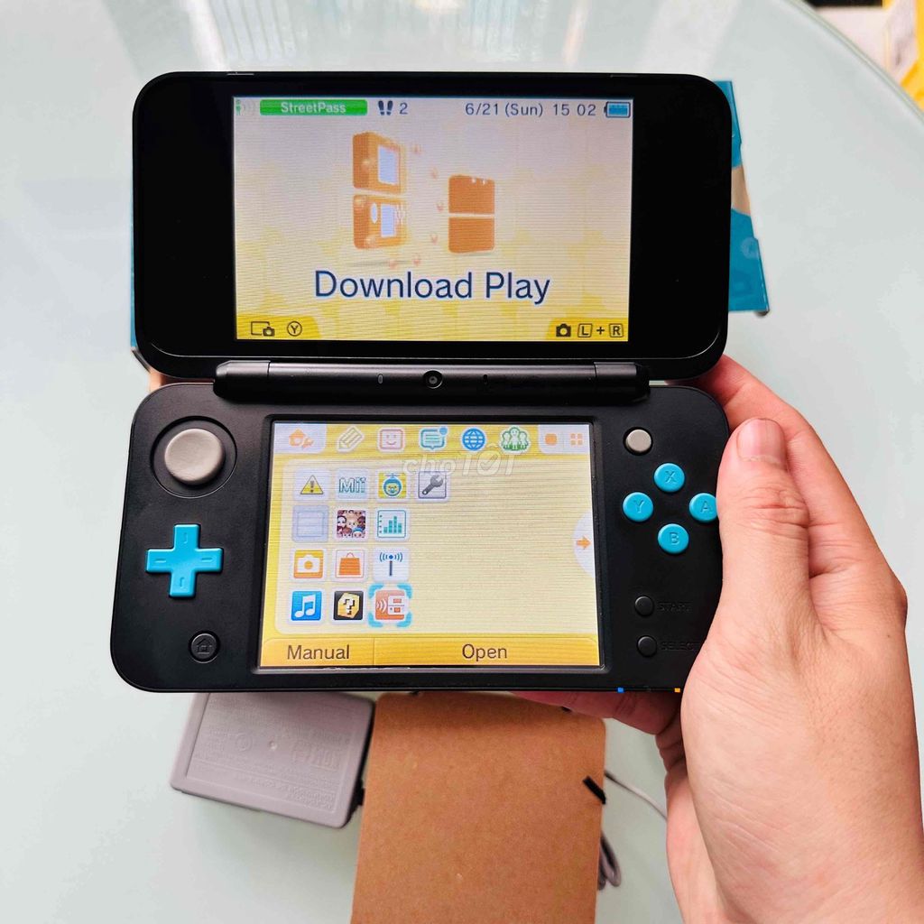 Nintendo New 2DS XL 32GB Đen xanh Fullbox. Mua bán Thiết bị chơi game tại Quận 8 Tp Hồ Chí Minh được đăng bởi school stone hình 1