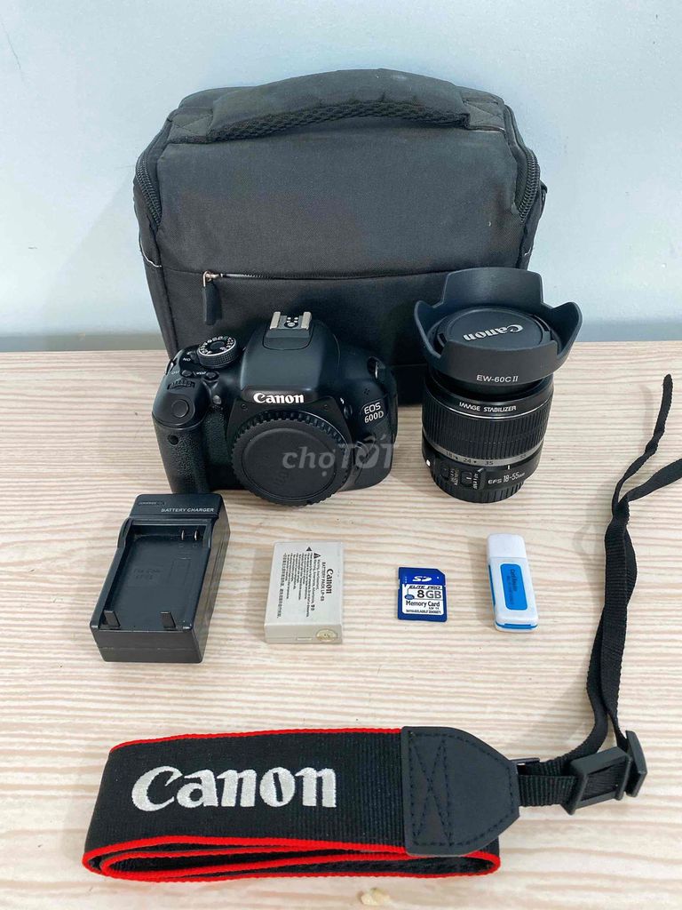 Máy ảnh Canon 600D 18-55mm đẹp. Mua bán Máy ảnh, Máy quay tại Quận Gò Vấp Tp Hồ Chí Minh được đăng bởi Huy Huy hình 1