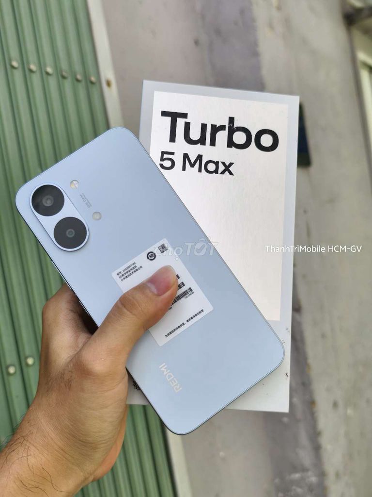 Xiaomi Redmi Turbo 5 Max 12/256GB Xanh  Pin 100% . Mua bán Điện thoại tại Quận Gò Vấp Tp Hồ Chí Minh được đăng bởi Thanh Tri hình 1