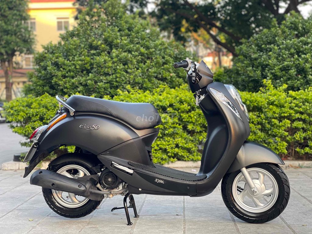 Sym Elite 50cc 2023 đen sần xe đẹp như mới. Mua bán Xe máy tại Quận Cầu Giấy Hà Nội được đăng bởi Anh Khoa hình 3