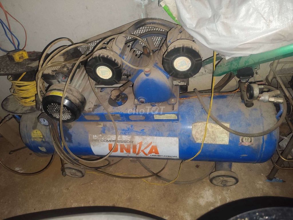 Máy nén khí Unika 120L lõi đồng. Mua bán Đồ chuyên dụng, Giống nuôi trồng tại Huyện Thống Nhất Đồng Nai được đăng bởi Bảo Bảo hình 1