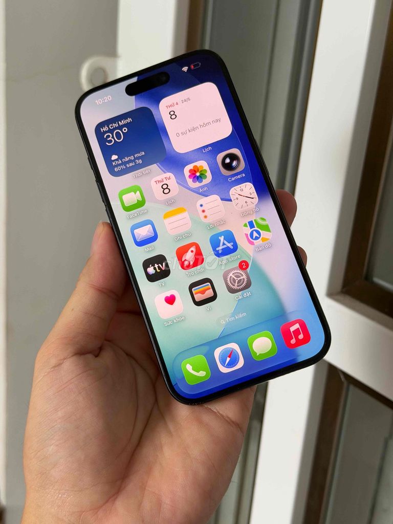 Apple iPhone 15 Pro 256GB Xanh Mỹ Đã sử dụng. Mua bán Điện thoại tại Quận Cái Răng Cần Thơ được đăng bởi Đức Xưởng Đức Khánh Lý hình 1