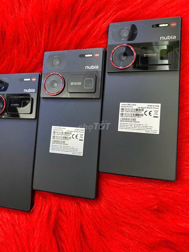 NUBIA ZTE Z60 ULTRA  16/512G 16G/1T QUỐC TẾ CHÂUÂU. Mua bán Điện thoại tại Quận Tân Bình Tp Hồ Chí Minh được đăng bởi LUCKY PHONE VN hình 1