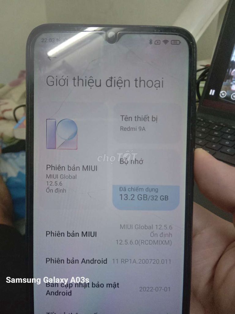 Xiaomi Redmi 9A 32GB. Mua bán Điện thoại tại Quận Ngũ Hành Sơn Đà Nẵng được đăng bởi Viet Nguyen hình 1