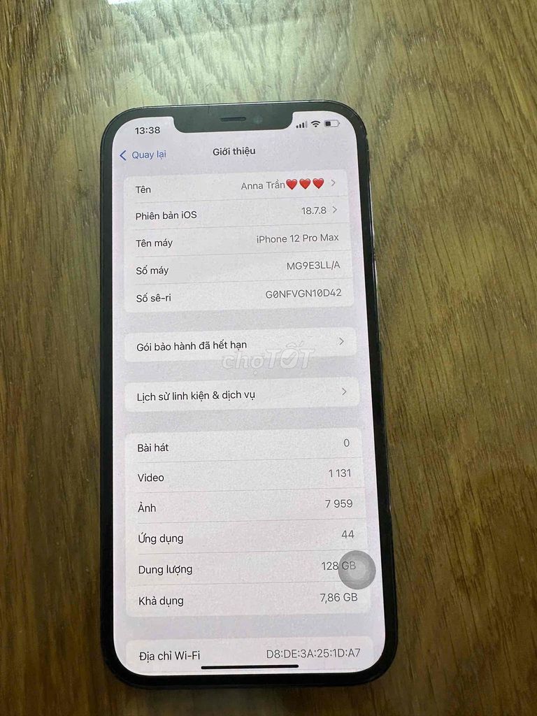 iphone 12 promax. Mua bán Điện thoại tại Quận Ba Đình Hà Nội được đăng bởi Nguyễn Xuân Khánh hình 1