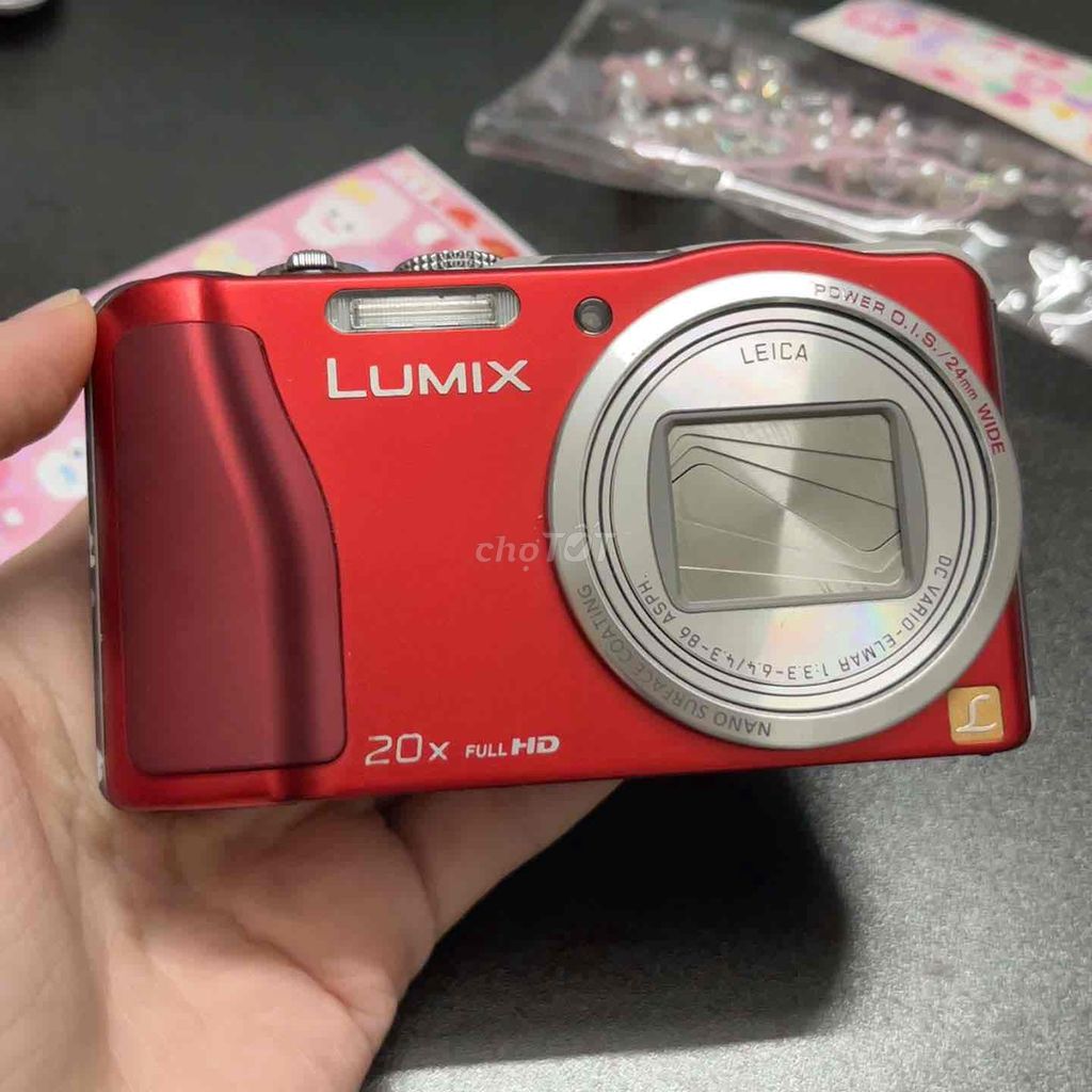 Máy ảnh Panasonic Lumix DMC-TZ30 Đỏ. Mua bán Máy ảnh, Máy quay tại Quận Hà Đông Hà Nội được đăng bởi Bình Phạm hình 1