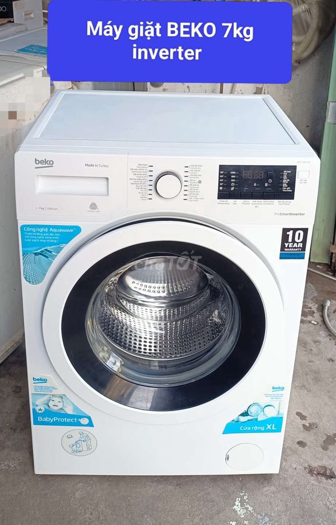 Máy giặt BEKO 7kg inverter. Mua bán Máy giặt tại Thành phố Nha Trang Khánh Hòa được đăng bởi Điện Lạnh Duy Quang Nha Trang   hình 1