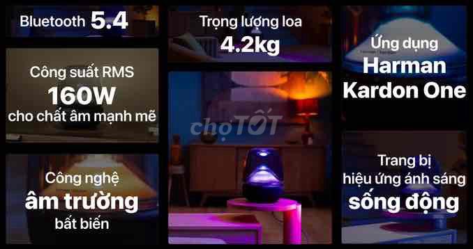 Loa Harman Kardon Aura 5 Đen. Mua bán Tivi, Âm thanh tại Thành phố Bảo Lộc Lâm Đồng được đăng bởi Lại Minh Hoàng hình 1