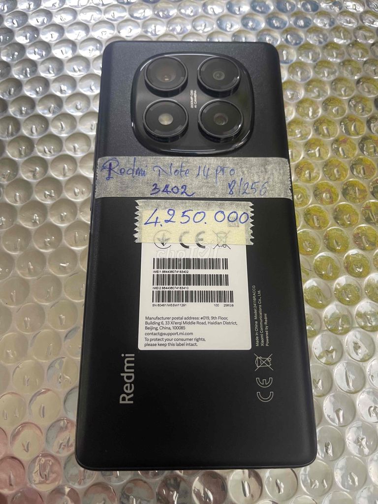 Xiaomi Redmi Note 14 Pro 8/256gb zin đẹp 99%. Mua bán Điện thoại tại Quận Ninh Kiều Cần Thơ được đăng bởi Cầm Đồ Anh Quý hình 1