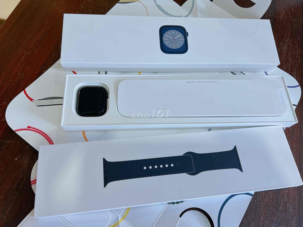 apple watch s8-41mm midnight fulbox pin 97%