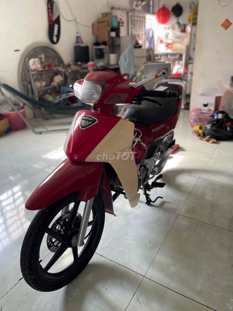 Suzuki RGV 120 Đỏ kem Côn tay. Mua bán Xe máy tại Thành phố Ngã Bảy Hậu Giang được đăng bởi Xe Máy Minh Hiếu Hậu Giang  hình 6