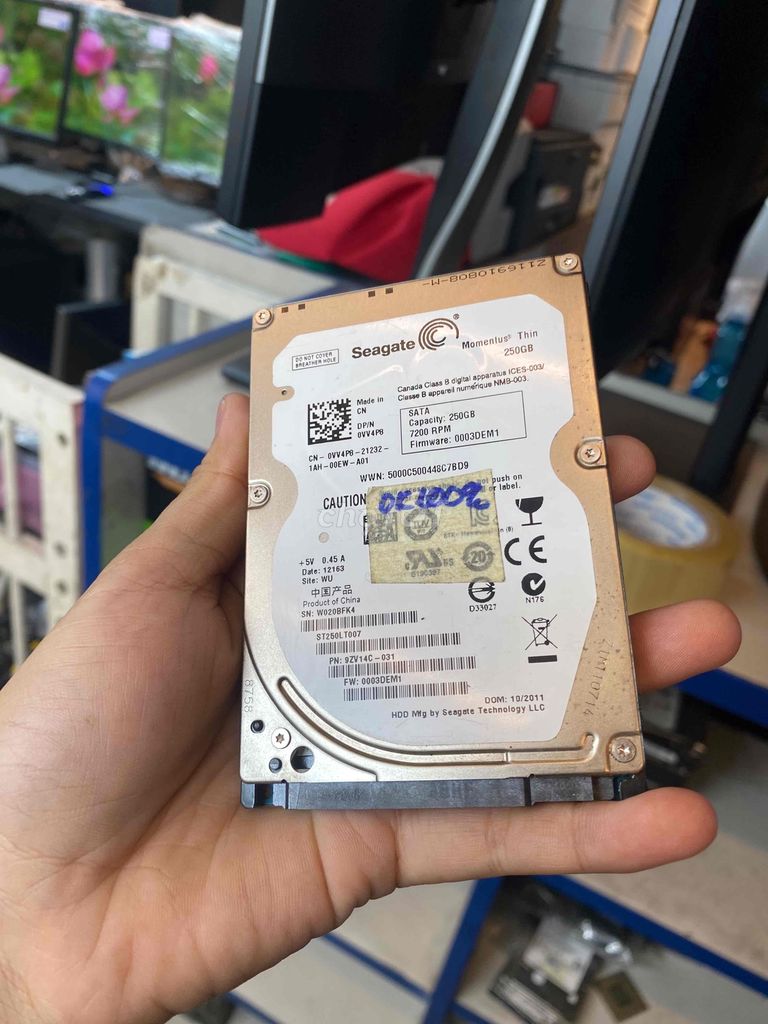 Ổ CỨNG HDD 250GB 7200 VÒNG SK 100% BH 1-1