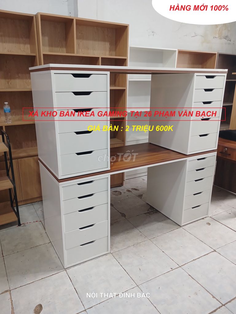 XẢ KHO BÀN LÀM VIỆC - IKEA GAME GIÁ TỐT ( MDF )